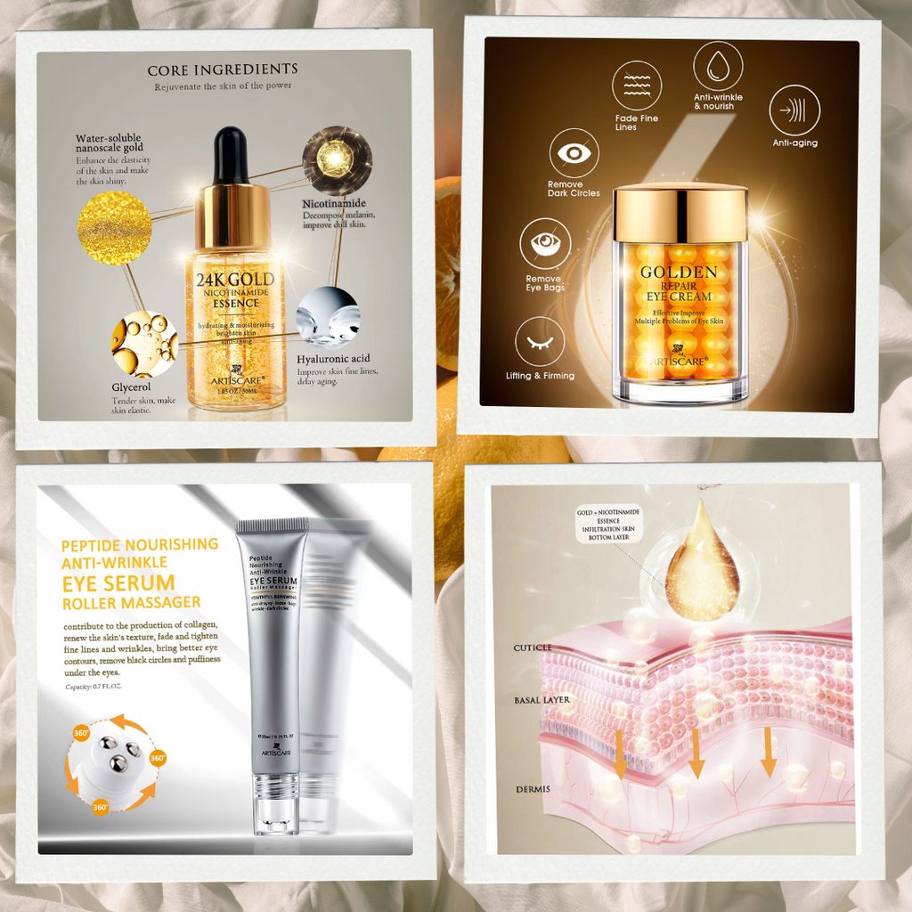 24K Gold & Niacinamide Skincare Set