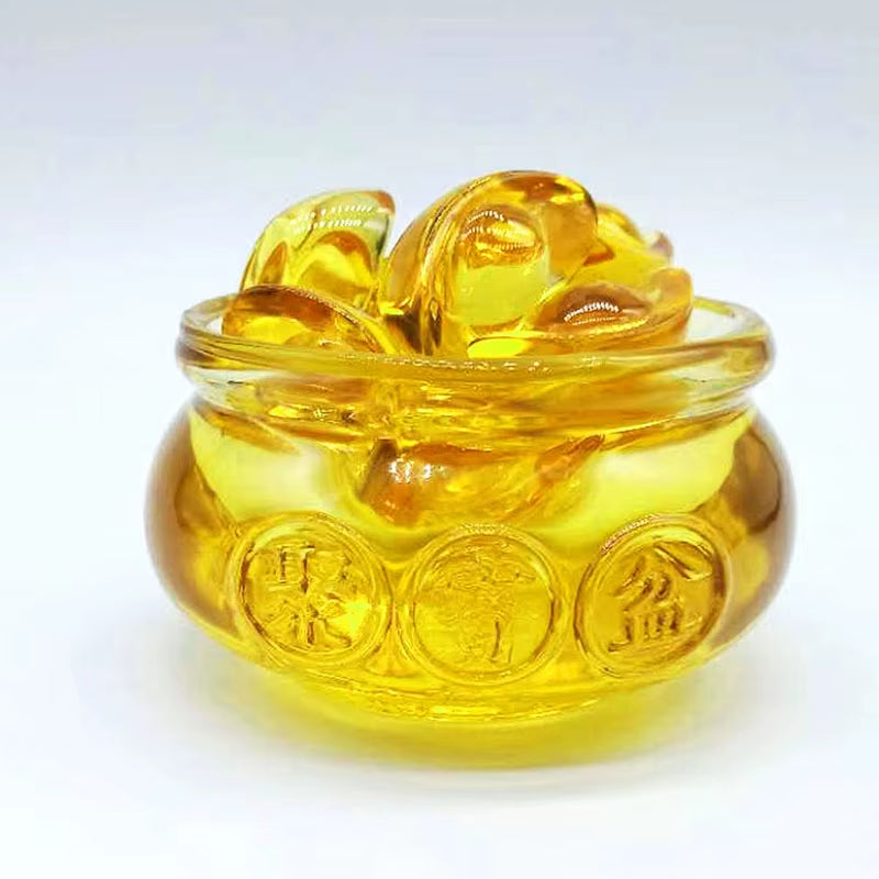 Cornucopia Citrine Cornucopia Gold Ingot Home Decorative Ornament Handicrafts Wealth Basin Office Citrine Creative Treasure Bowl