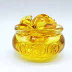 Cornucopia Citrine Cornucopia Gold Ingot Home Decorative Ornament Handicrafts Wealth Basin Office Citrine Creative Treasure Bowl