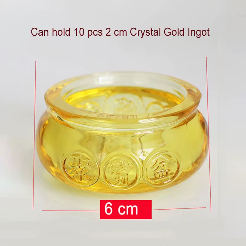 Cornucopia Citrine Cornucopia Gold Ingot Home Decorative Ornament Handicrafts Wealth Basin Office Citrine Creative Treasure Bowl