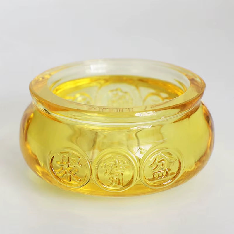 Cornucopia Citrine Cornucopia Gold Ingot Home Decorative Ornament Handicrafts Wealth Basin Office Citrine Creative Treasure Bowl