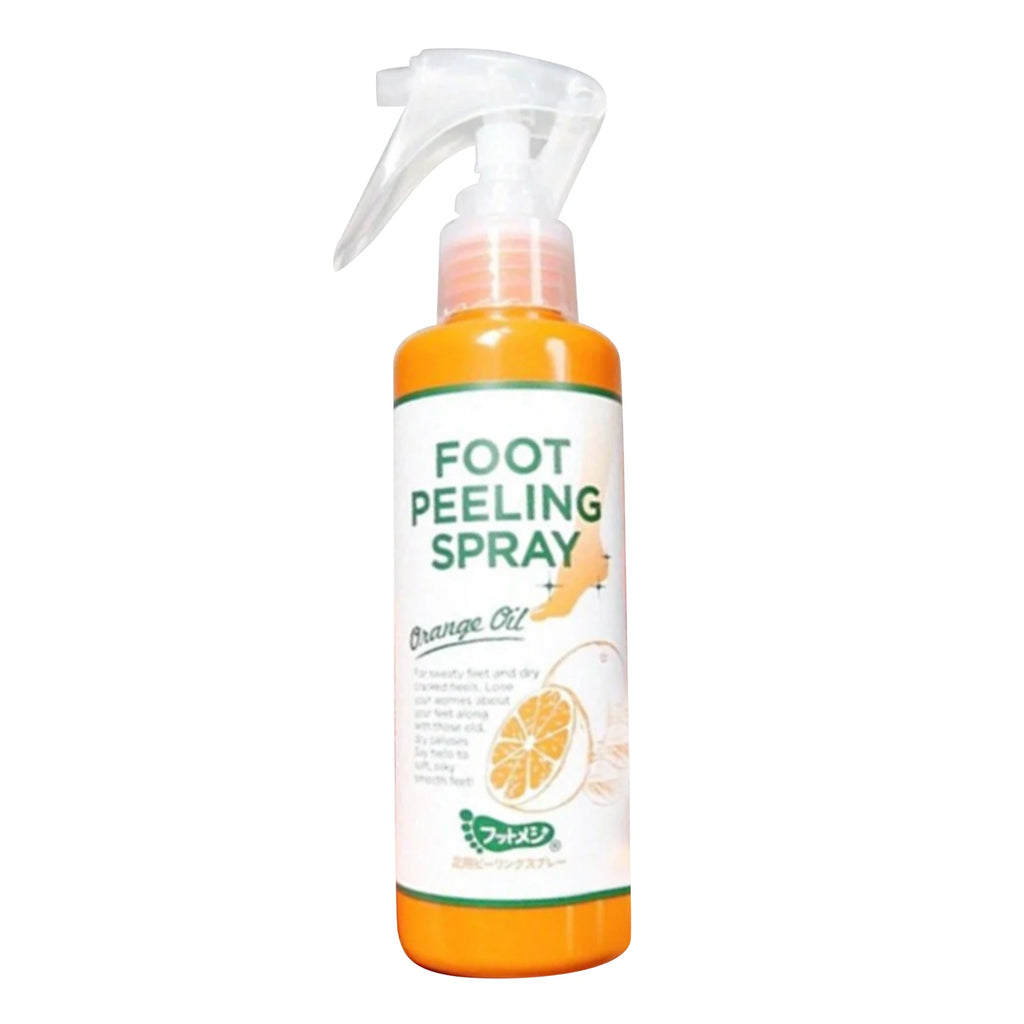 110ML Foot Peeling Spray with Orange Oil for exfoliating, hydrating, and smoothing dry cracked heels and rough skin