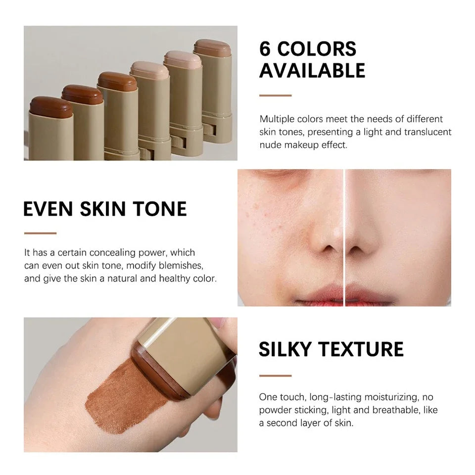 6 Color Flawless Finish Foundation Stick